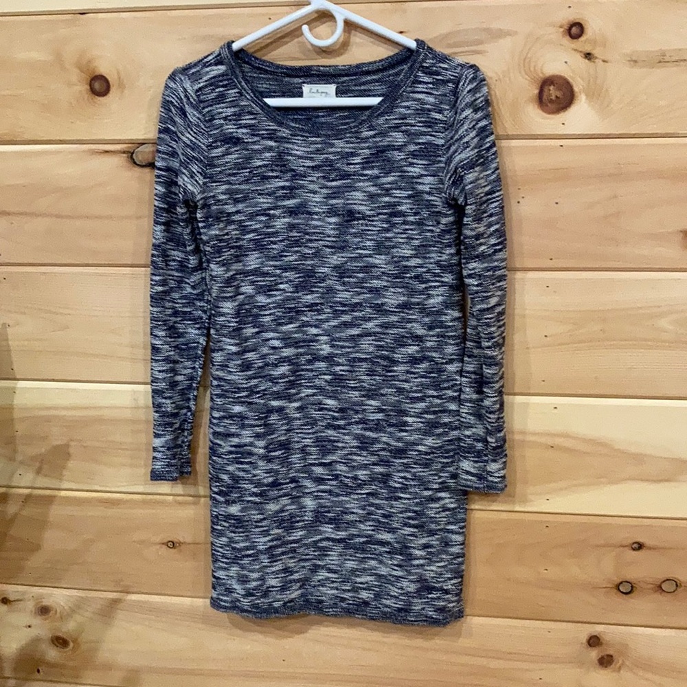 Knit dress great with boots for winter